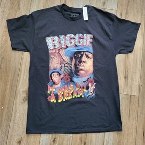 The Notorious B.I.G Biggie Smalls “It Was All A Dream” Retro T-shirt Sz Large